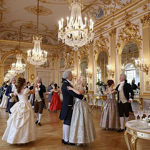 1700s Royal Ballroom Elegance