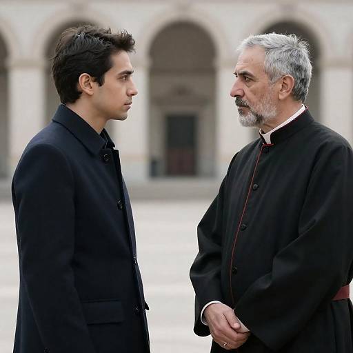 Intense Outdoor Standoff Between Two Men