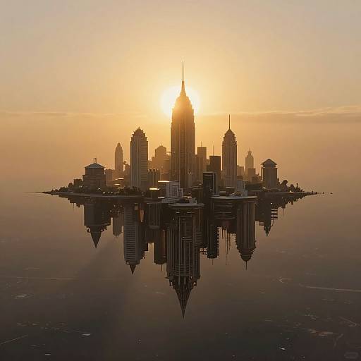 Celestial Metropolis in Cosmic Solitude