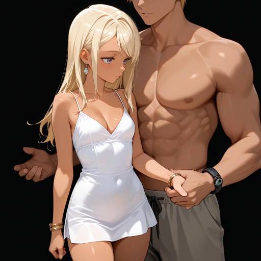 Tender Cowboy Shot of a Stylish Couple Tender Cowboy Shot of a Stylish Couple