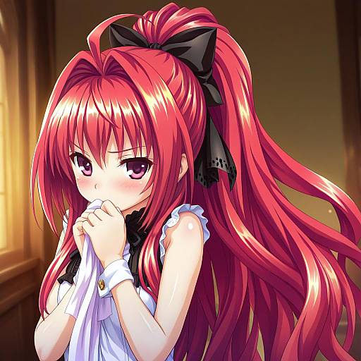 Illustration of Corticarte apa lagranges, shinkyoku soukai polyphonica in the style of Fujikawa daichi