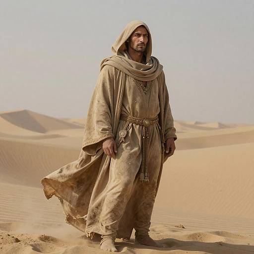 Mysterious Desert Sorcerer Portrait