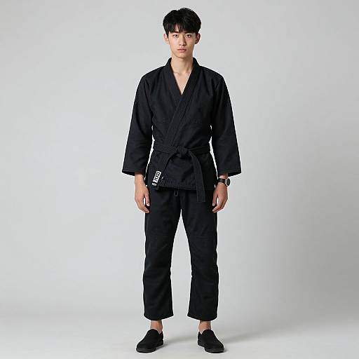 Realistic Male in Casual Pant Set