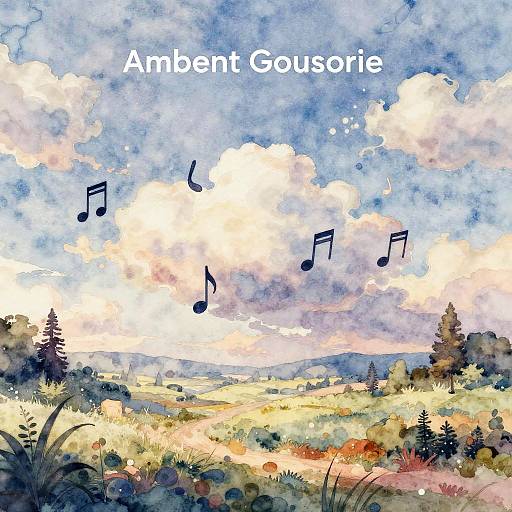 Dreamy Watercolor Music Cover Art