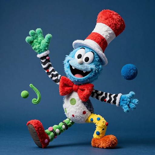 Whimsical Dr. Seuss-Style Monster