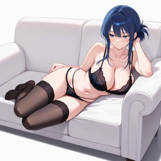 Elegant Lingerie Study of a Slender Figure Elegant Lingerie Study of a Slender Figure