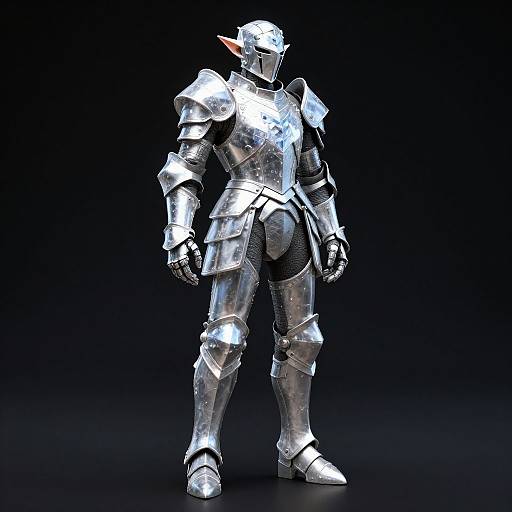 Hyper-Realistic Elf Crystal Armor
