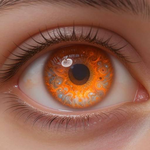 Hyper-Realistic Cosmic Eye Illustration