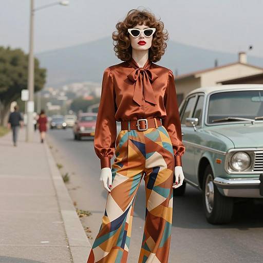 Glamorous 1970s Fashion Street Style