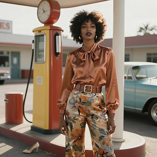 Glamorous 1970s Fashion Showcase