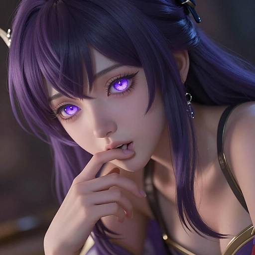 Mischievous Yogini Ecchi Portrait