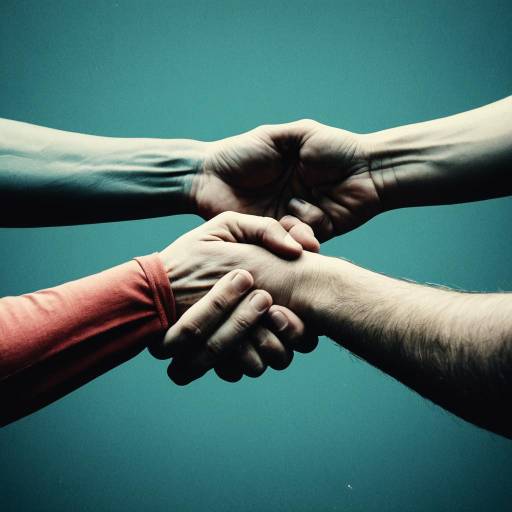 Hands United in Empathy and Support