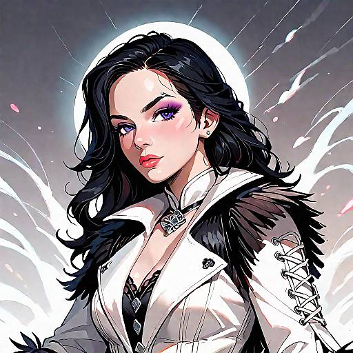 35mm Vintage Yennefer in Magician Attire