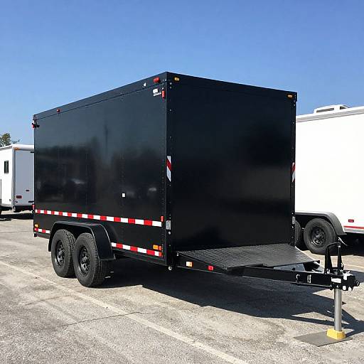 Black Load Trail Gooseneck Trailer