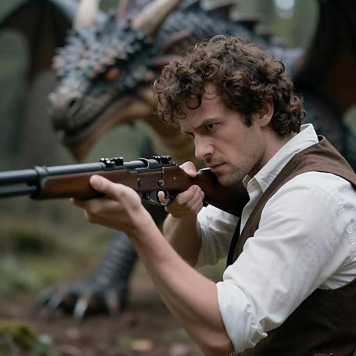 Intense Standoff in Dark Forest