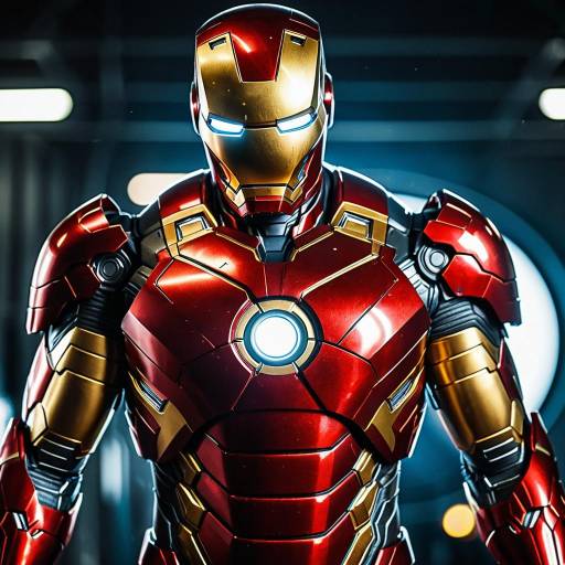 Shiny Iron Man Cosplay Armor Design