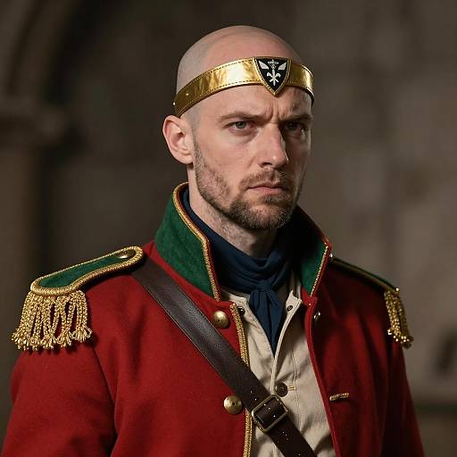 Fantasy Portrait of a Bald Warrior