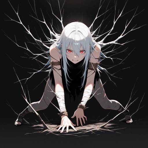 Hunched Humanoid with Sharp Protrusions Hunched Humanoid with Sharp Protrusions