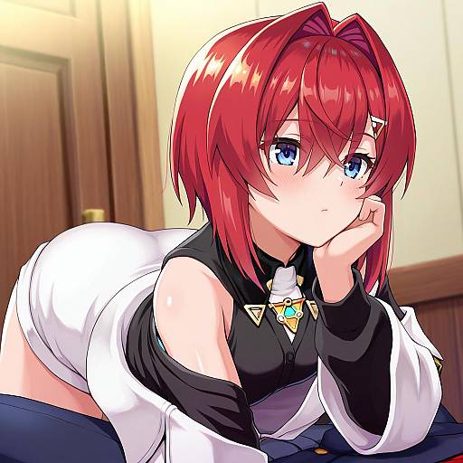 Illustration of Ange katrina (1st costume), nijisanji in the style of Pokemoa