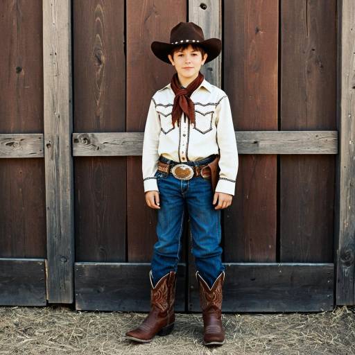 Classic Cowboy Outfit for Male Portrait