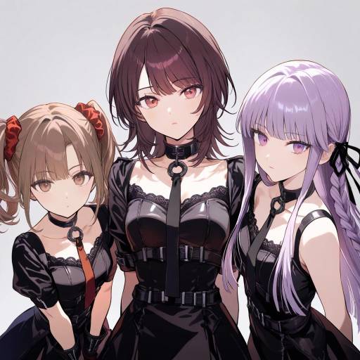 Stylish Girls with Hair Accessories