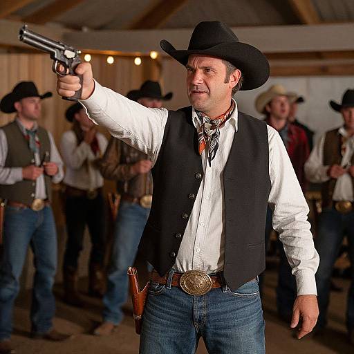 Wild West Cowboy Party Scene