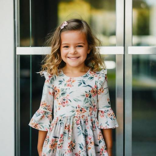 Warm Portrait of a Toddler Girl
