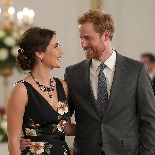 Elegant Formal Couple Portrait