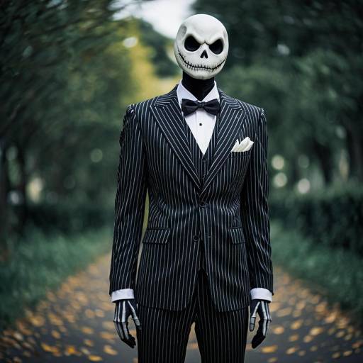 Stylish Jack Skellington Cosplay Outfit