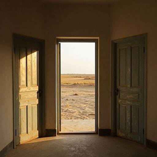 Sunlit Doorways to Contrasting Worlds