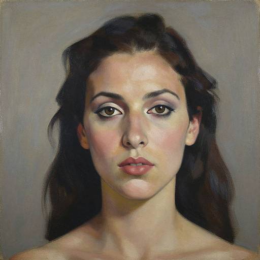 Stylized Portrait Inspired by Marlene Dumas