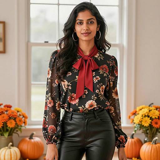 Thanksgiving Eve Fashionista in Sunlight