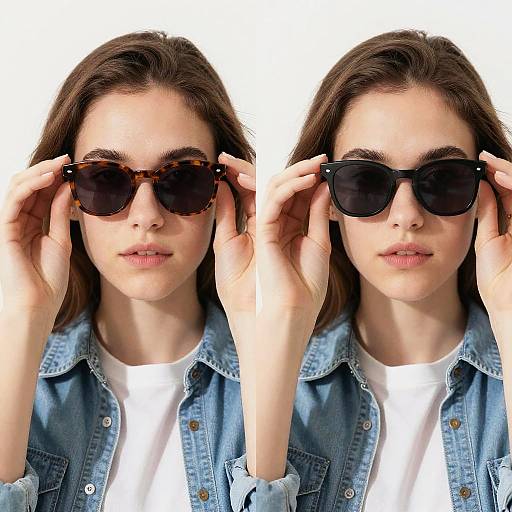 Seamless Sunglasses Photo Edit Comparison