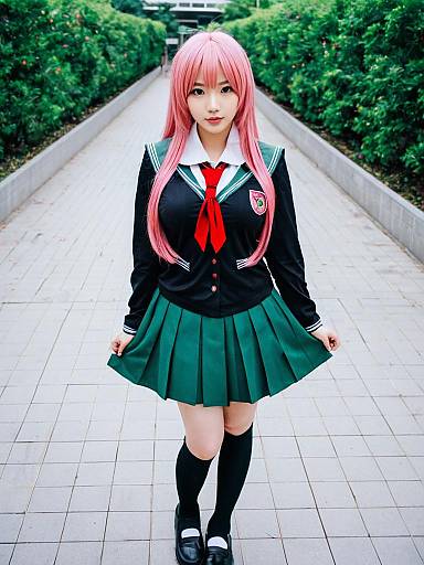Cosplay photo of akashiya moka. Costume clothes