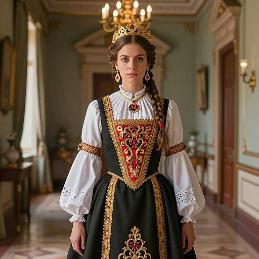 Dolores in Traditional Elegance