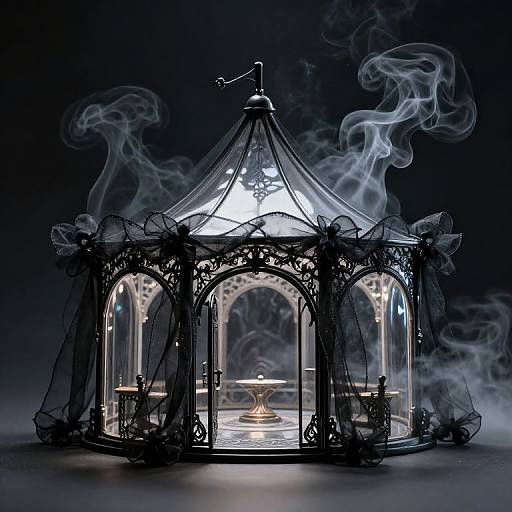 Futuristic Smoky Glass Circus Tent
