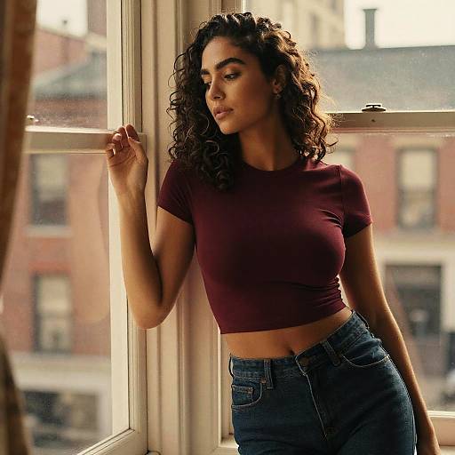 Urban Fashion Portrait at Golden Hour