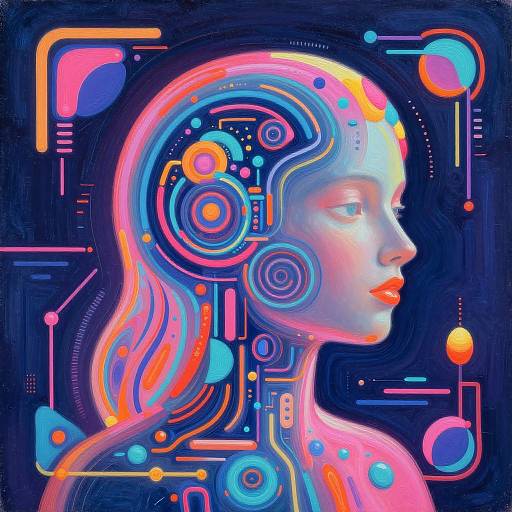 Futuristic Neon AI Digital Painting