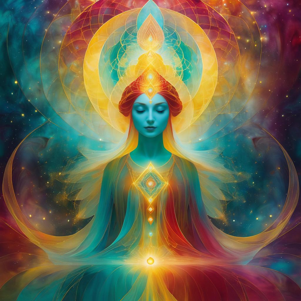 Mystical Cosmic Spirit Guide Artwork