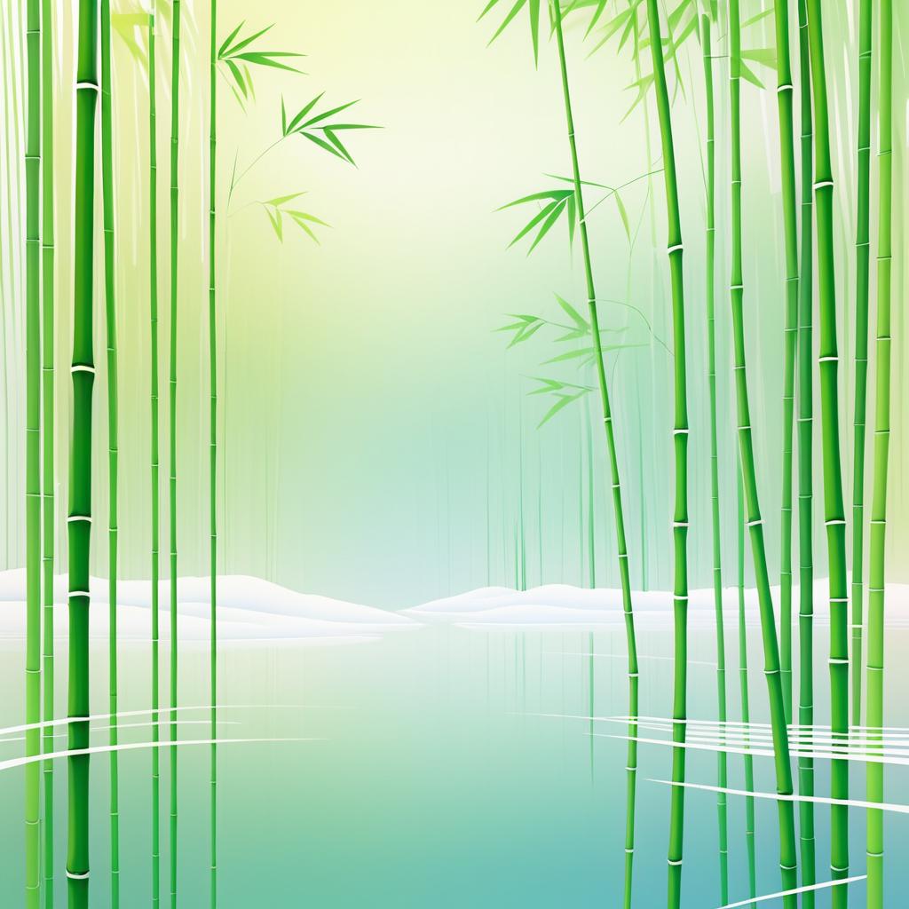 Tranquil Minimalist Zen Nature Scene