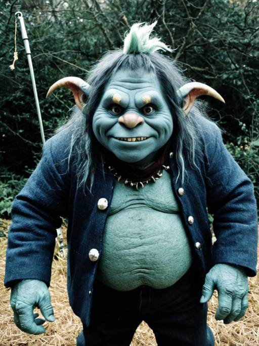 King Gristle Troll Costume Design