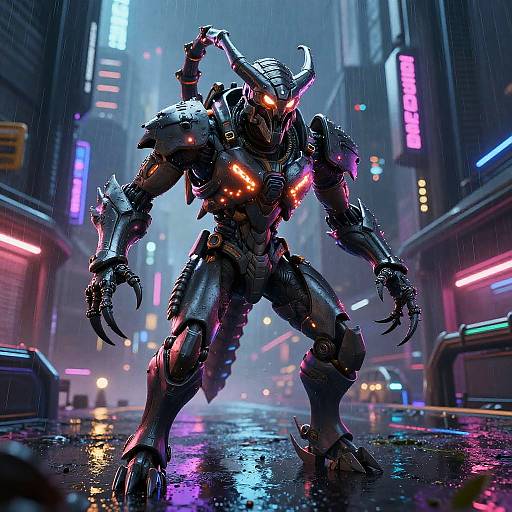 Fortnite Scorpion in Neon Cyberpunk