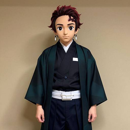 Tanjiro in Kimono by Wall