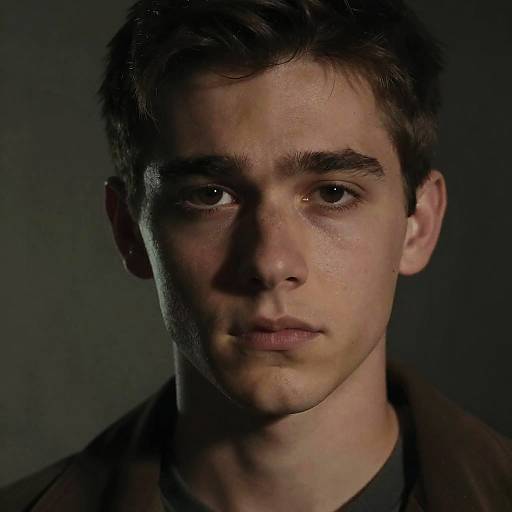 Young Tobin Bell Cinematic Portrait