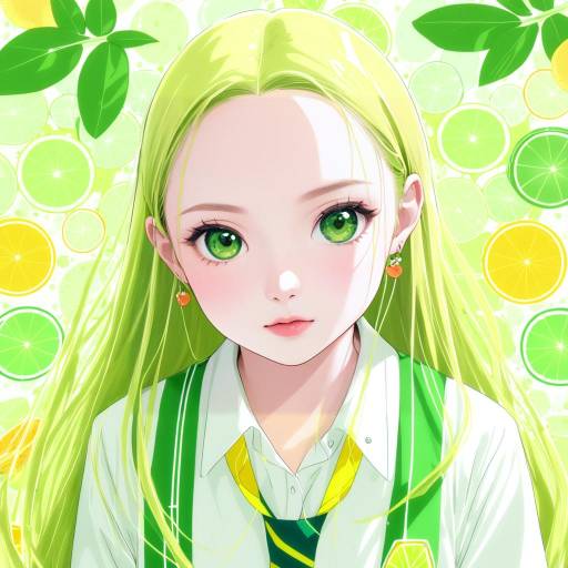 Illustration of Aihara yuzu, citrus (saburouta) in the style of F.s.