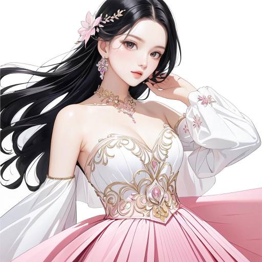 Elegant Woman in Graceful Pose Elegant Woman in Graceful Pose