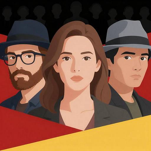 Dramatic Movie Poster Illustration