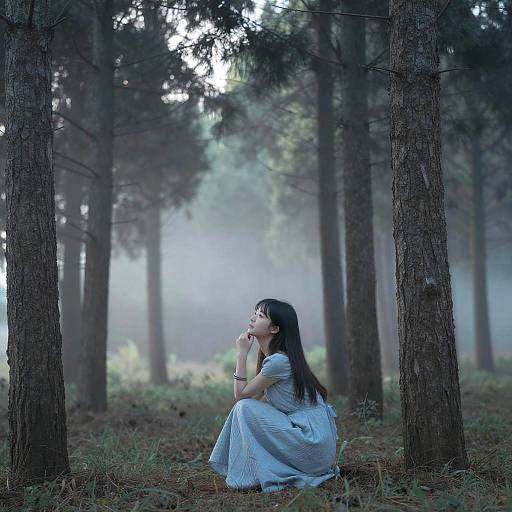 Ethereal Forest Woman Photography
