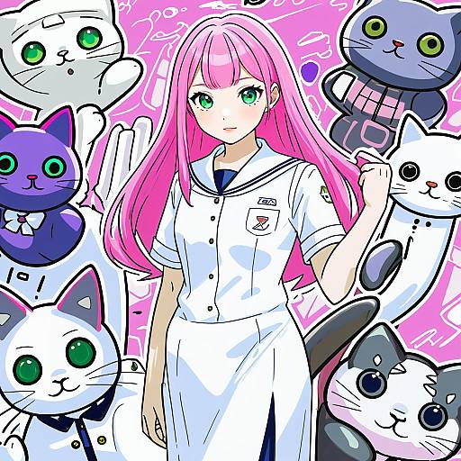 Illustration of Aria pokoteng, aria (manga) in the style of Powerlesssong