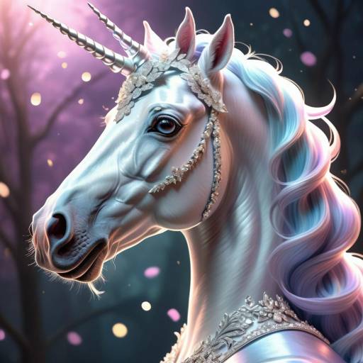 Graceful Unicorn in Pastel Elegance